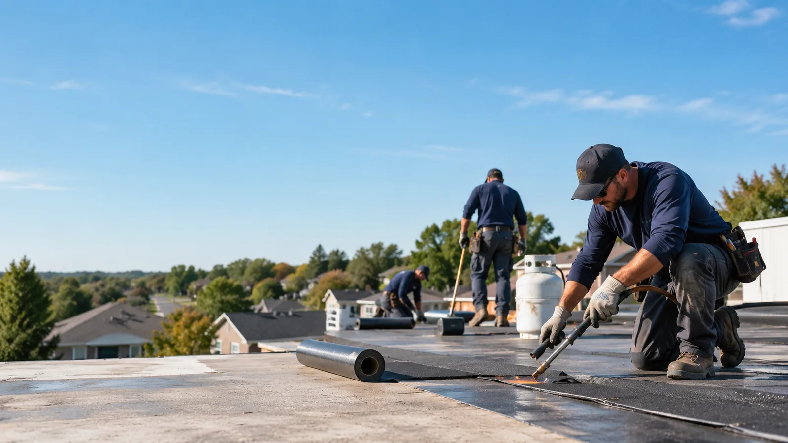 Flat Roof Leak Repair providers in Texico, IL